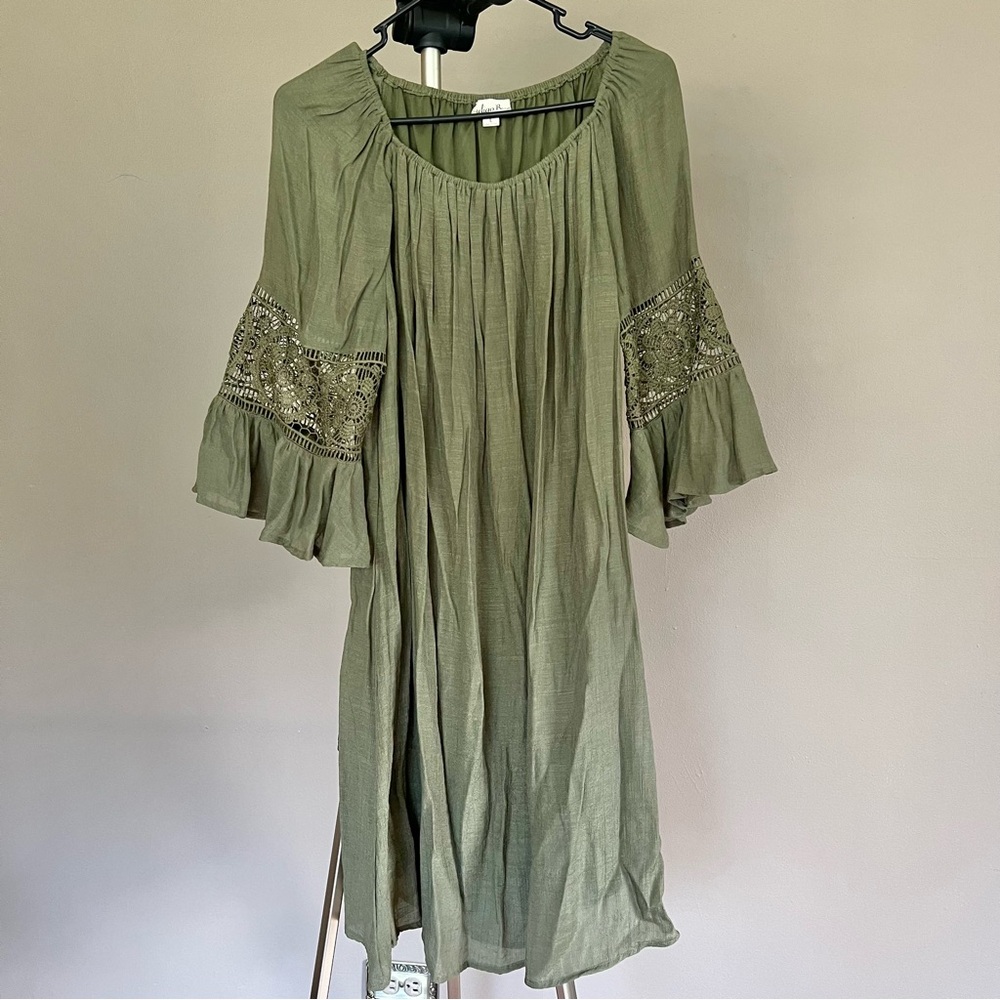 Green Vacation Dress